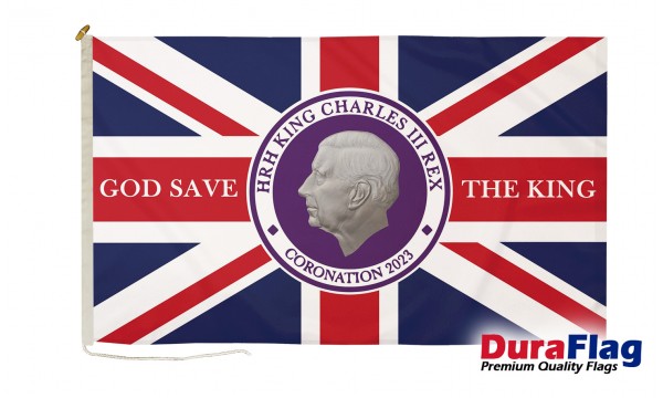 SOLD OUT-DuraFlag® King Charles III Coronation Flag- Style B